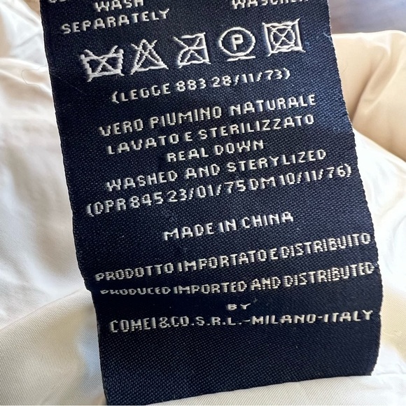 Add Hooded Double Breasted Quilted goose down Puffer Jacket nbnn - Picture 14 of 14